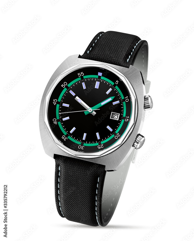 watch for men isolated on white background watch for men isolated on white background