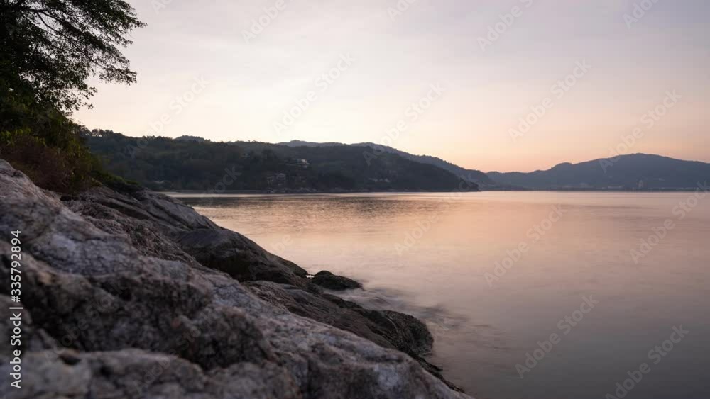 Beautiful Dramatic sunset scenery light of nature Time Lapse footage at phuket island Thailand Beautiful Dramatic sunset scenery light of nature Time Lapse footage at phuket island Thailand