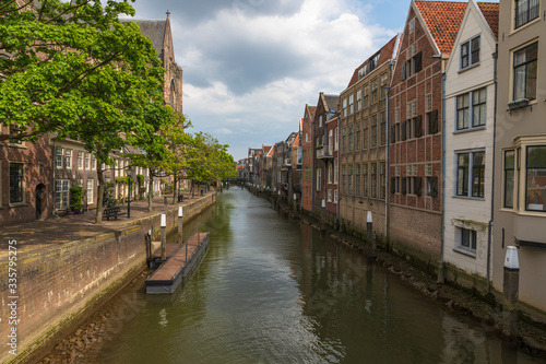 Water canal between houses
