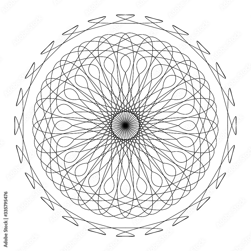 Mandalas zum Ausmalen Stock Vector | Adobe Stock