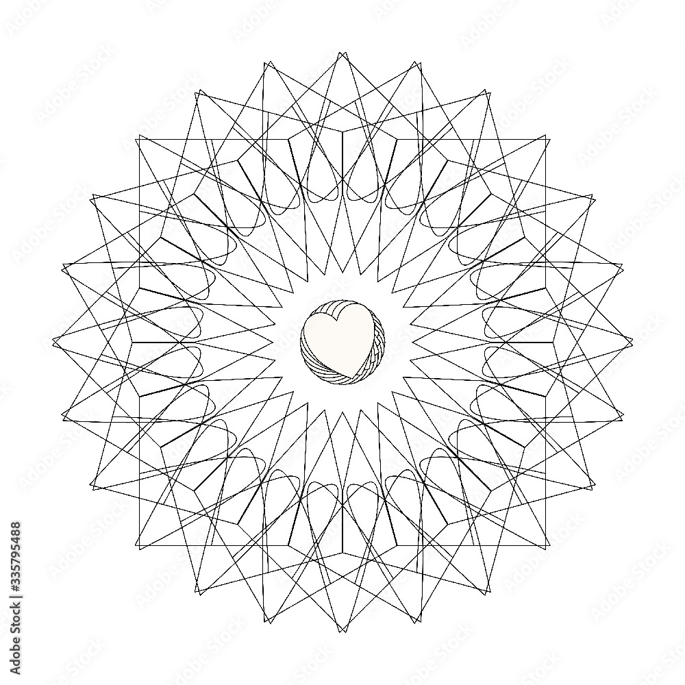 Mandalas zum Ausmalen Stock Vector | Adobe Stock