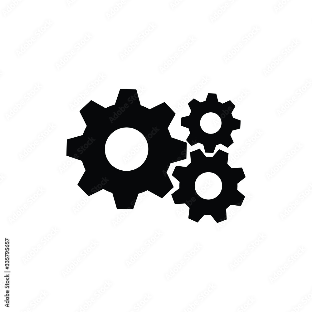 Setting icon vector vector simple design Setting icon vector vector simple design
