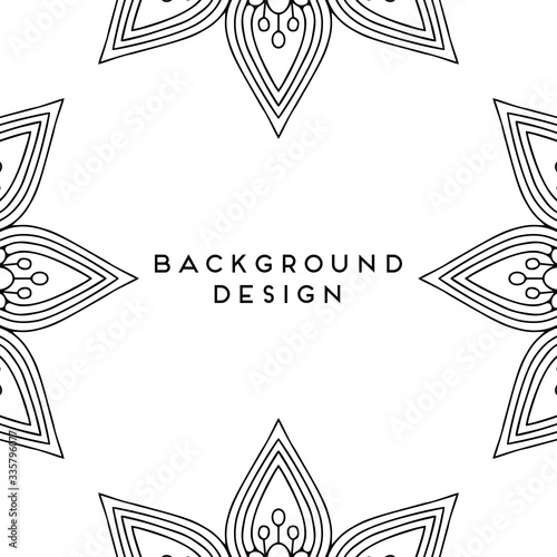 luxury ornamental mandala design background