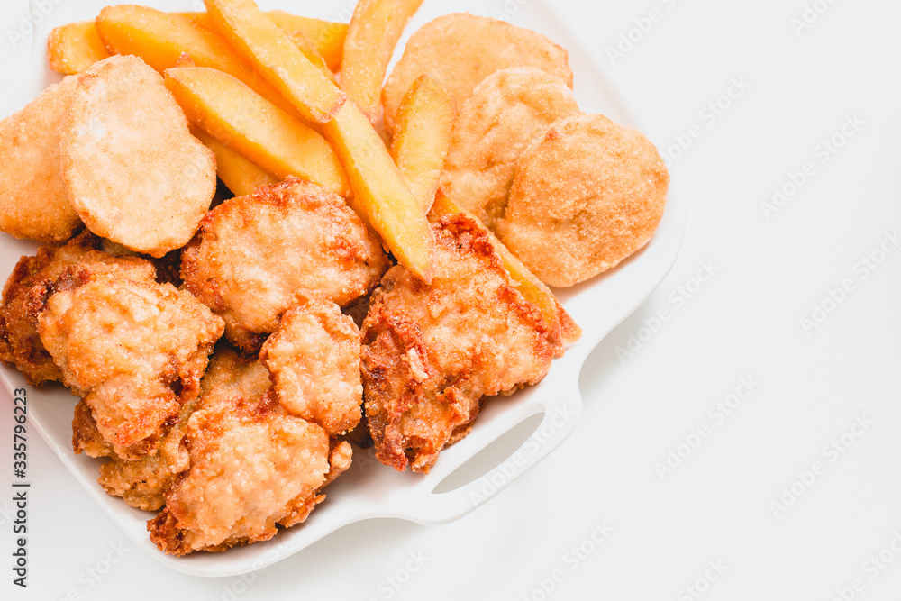 fried chicken southern style with potato and drink menu fried chicken southern style with potato and drink menu