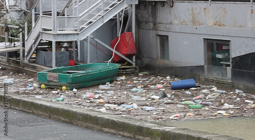 Pollution de la seine photo