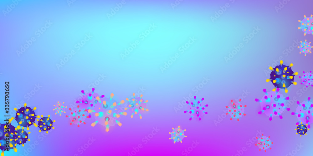 Coronavirus Vector Background. Epidemic Virus Coronavirus Vector Background. Epidemic Virus