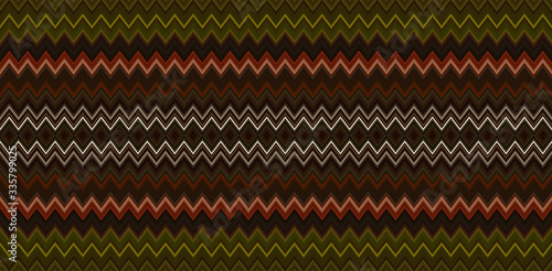chevron zigzag pattern back...