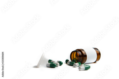 Wallpaper Mural Coronavirus 2019-nCoV outbreak. Pills, care during illness Torontodigital.ca