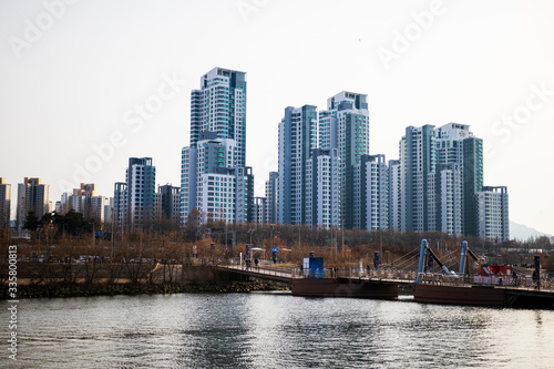 Han river in Seoul. South Korea