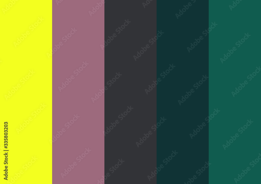 Obraz premium Pallet Color Scheme Combination Illustration Template 