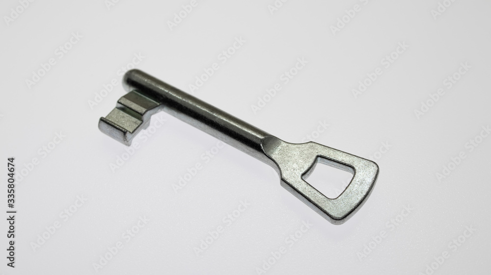 key isolated on white background front view key isolated on white background front view