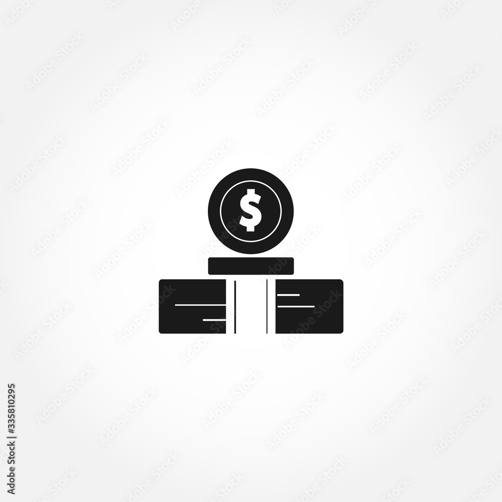Money cash icon. isolated design element Money cash icon. isolated design element