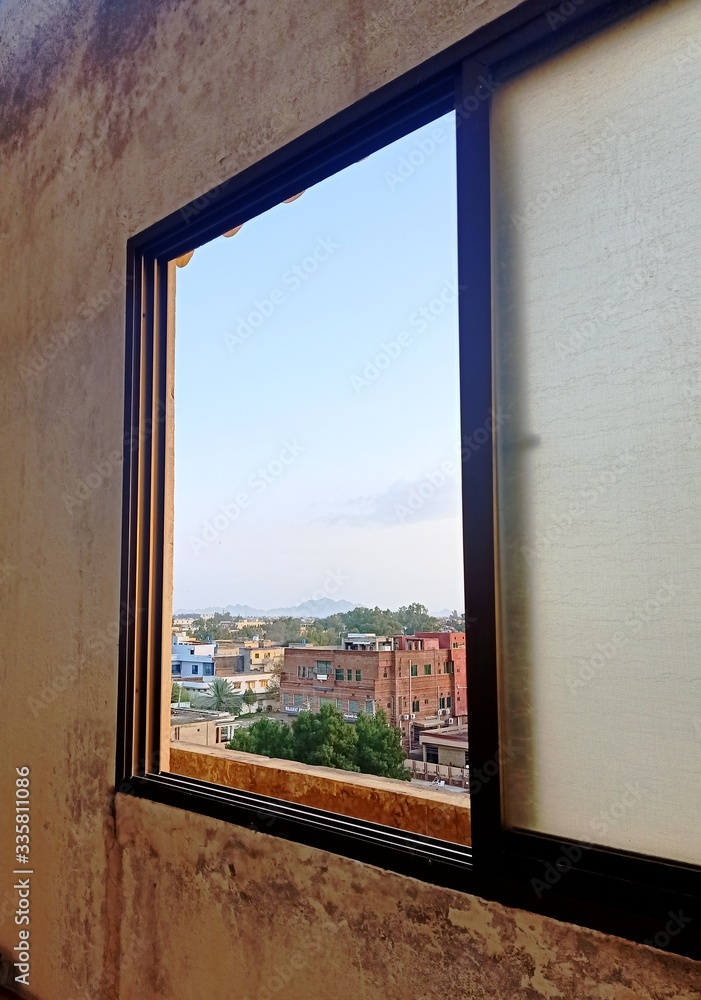 window with extenal image window with extenal image