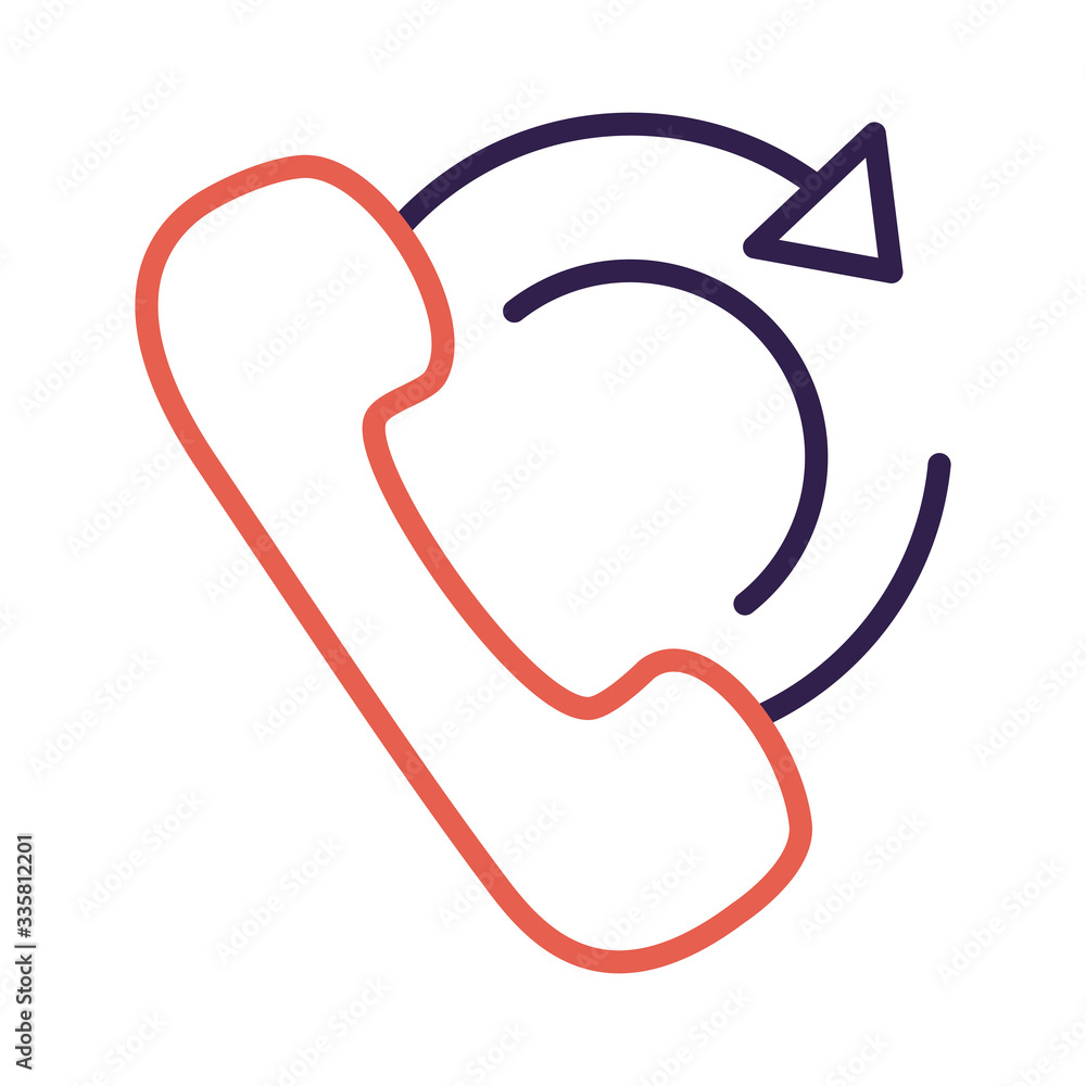 telephone call service line style telephone call service line style