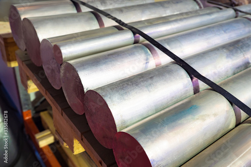 Thick aluminum rods. Alumin...