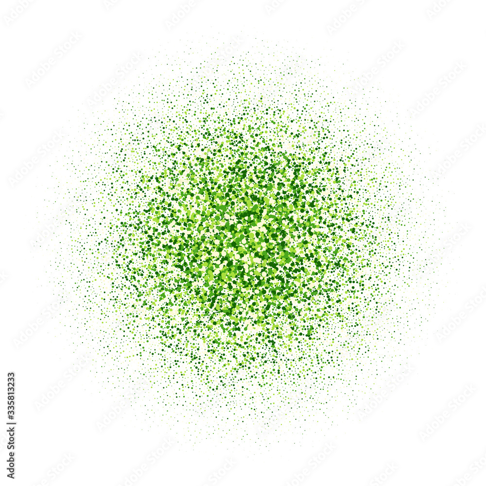 explosion of shiny green circles isolated on white background. eps 10 explosion of shiny green circles isolated on white background. eps 10