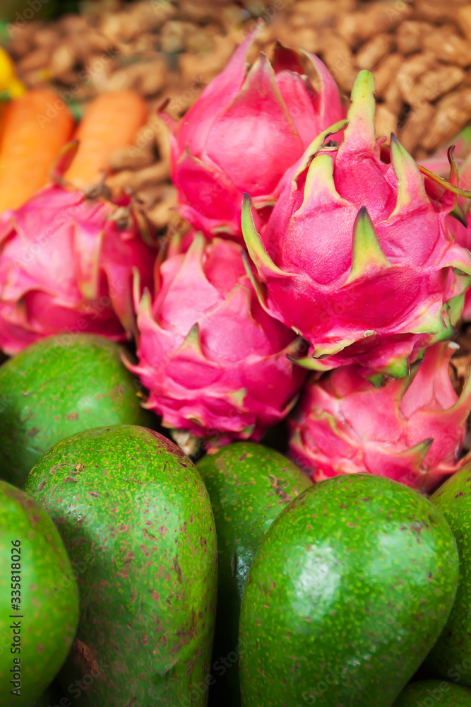 Fresh fruits and vegetables from ecological farming. Fresh fruits and vegetables from ecological farming.