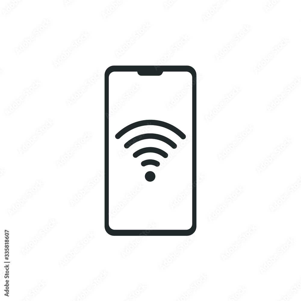 wifi on the mobile screen wifi on the mobile screen