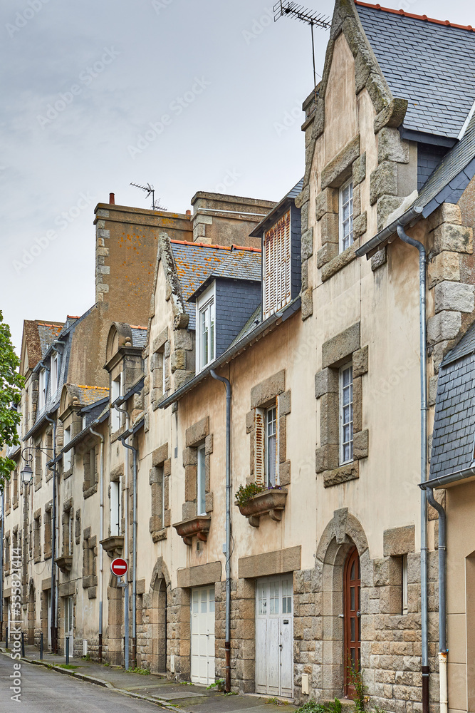 Image of a back street in Saint Servan, France, St Servan