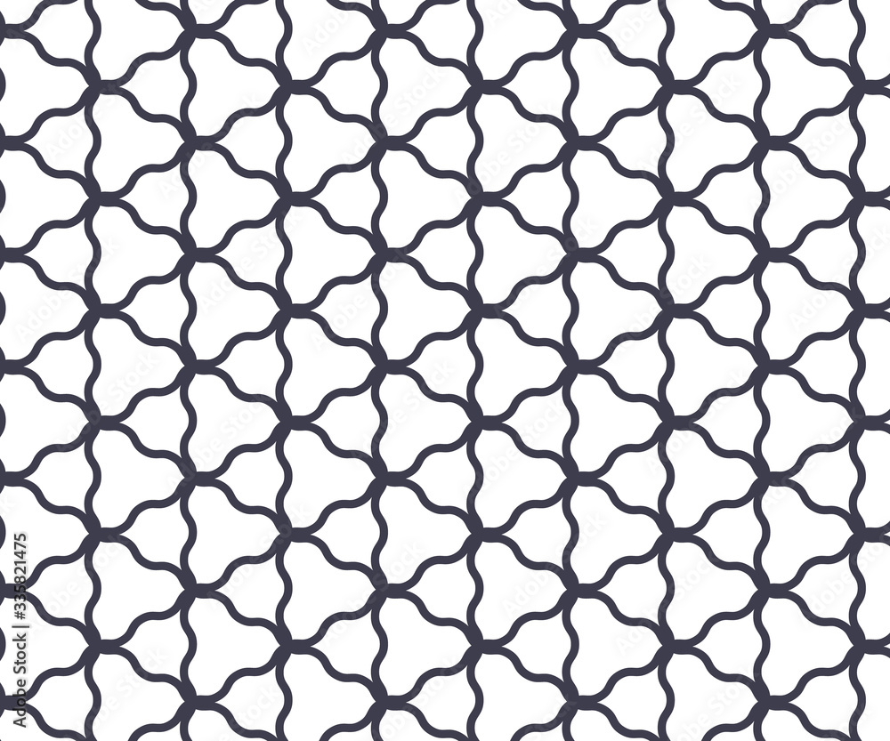 Repeating wavy line vector pattern Repeating wavy line vector pattern