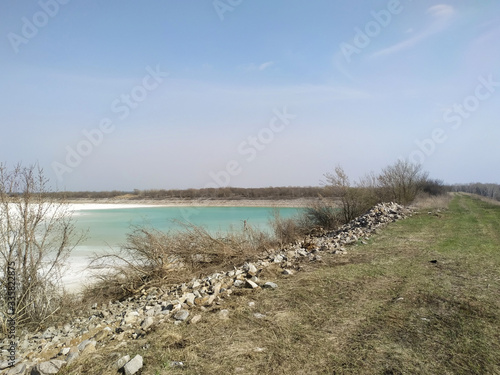 dutch landscape in winter