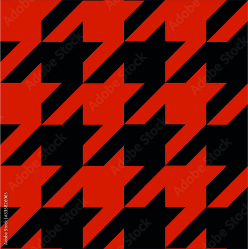 Geometric pattern background vector. Vintage background. Eps illustration. Houndstooth checkered fashion textile pattern. Colors pattern background.