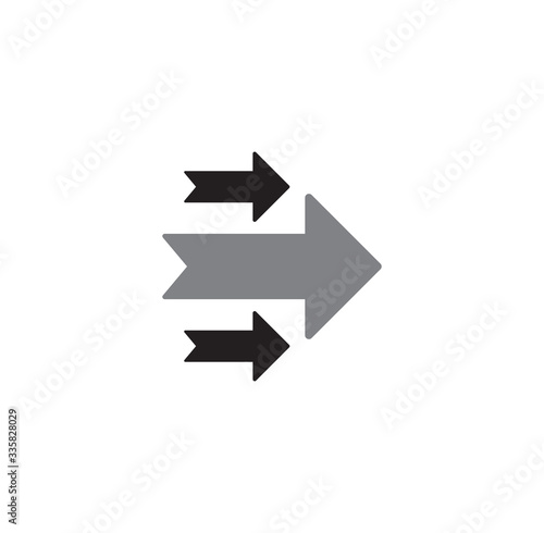 Free Download Arrow related icon on background for graphic and web design. Creative illustration concept symbol for web or mobile app - GFXLoad