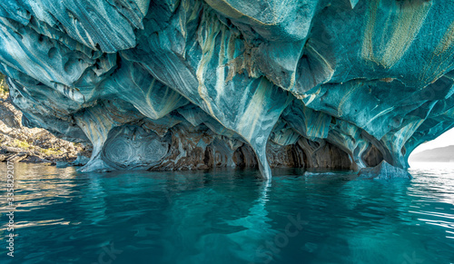 Marble caves kayaking in Patagonia