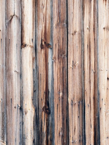 Wooden plank vertical old brown shabby door texture