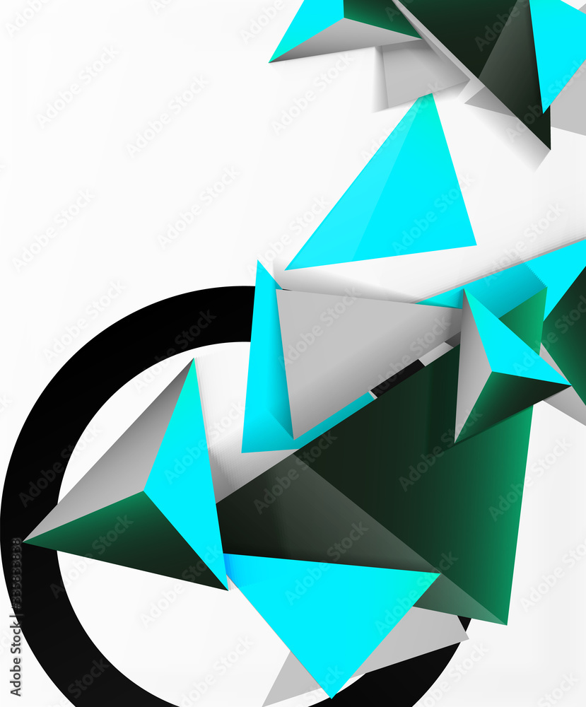 Abstract background, mosaic 3d triangles composition, low poly style design. Vector Illustration For Wallpaper, Banner, Background, Card, Book Illustration, landing page Abstract background, mosaic 3d triangles composition, low poly style design. Vector Illustration For Wallpaper, Banner, Background, Card, Book Illustration, landing page