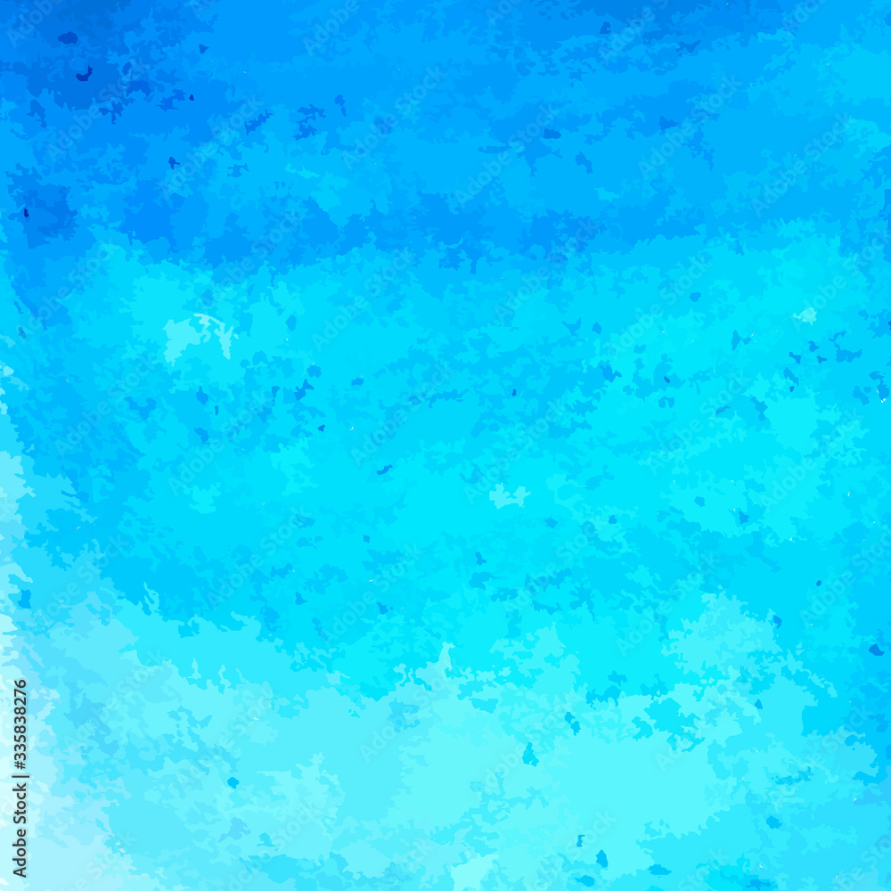 Beautiful blue watercolor background/ Vector illustration