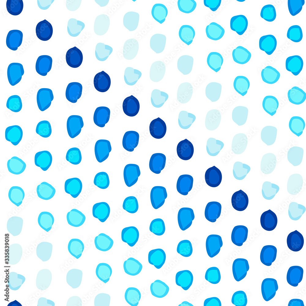 Seamless pattern with simple watercolor dots of different shades/ Abstract background/ Hand drawn design element/ Vector illustration