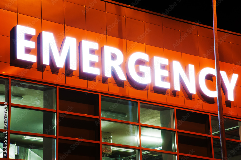 Fototapeta premium Emergency Room Entrance