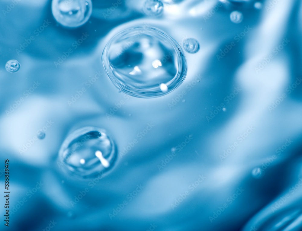 Water and bubbles Water and bubbles