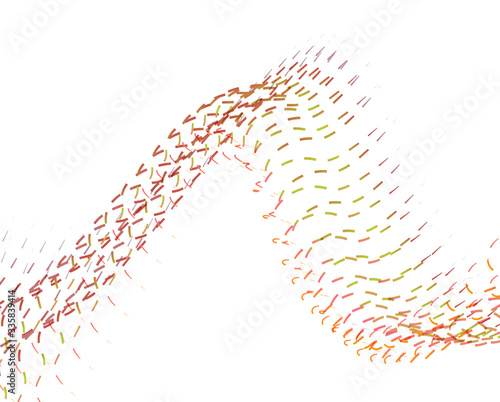 Abstract background blend wave line design for Wallpaper, Banner, Background, Card, Book Illustration, landing page