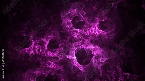 Dark Universe Background with Patterns of Rays 