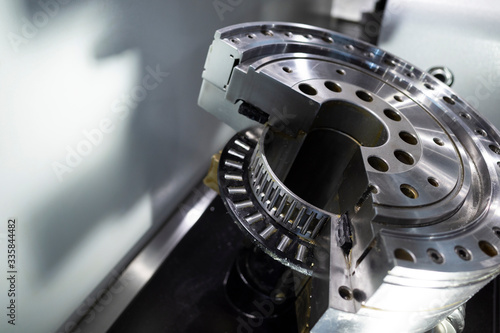 Bilde på lerret precision automotive gear box close-up