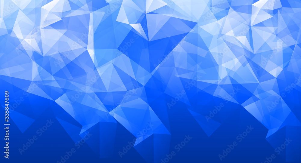 Abstract blue triangle background Abstract blue triangle background