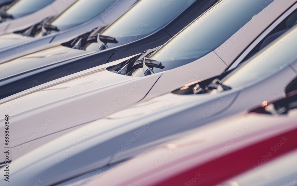 Fototapeta premium New Vehicles For Sale