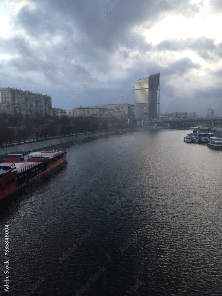 Naklejka premium Moscow city