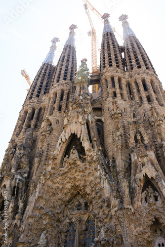 Barcelona, Spain La Sagrada Familia-the Cathedral