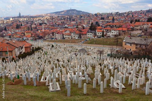 Cemetery at Kovaci, Sarajevo, Bosnia and Herzegovina photo