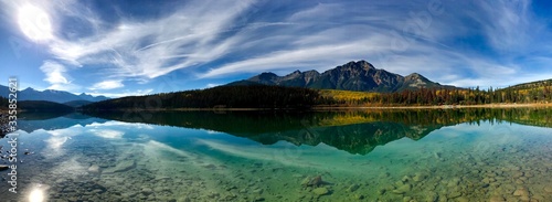 Landscape mirror lake