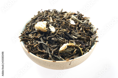 Green chinese cool Jasmine tea object for creativity