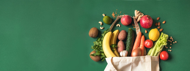 Delivery or grocery shopping healthy food