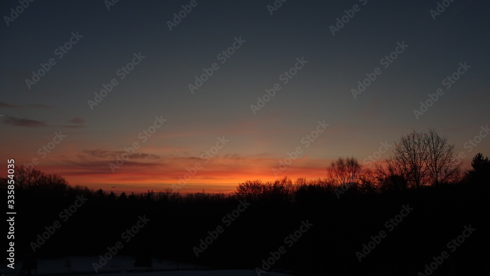 Fototapeta premium Sonnenuntergang
