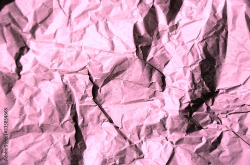 Wallpaper Mural crumpled paper texture. pink background, copy space. Torontodigital.ca