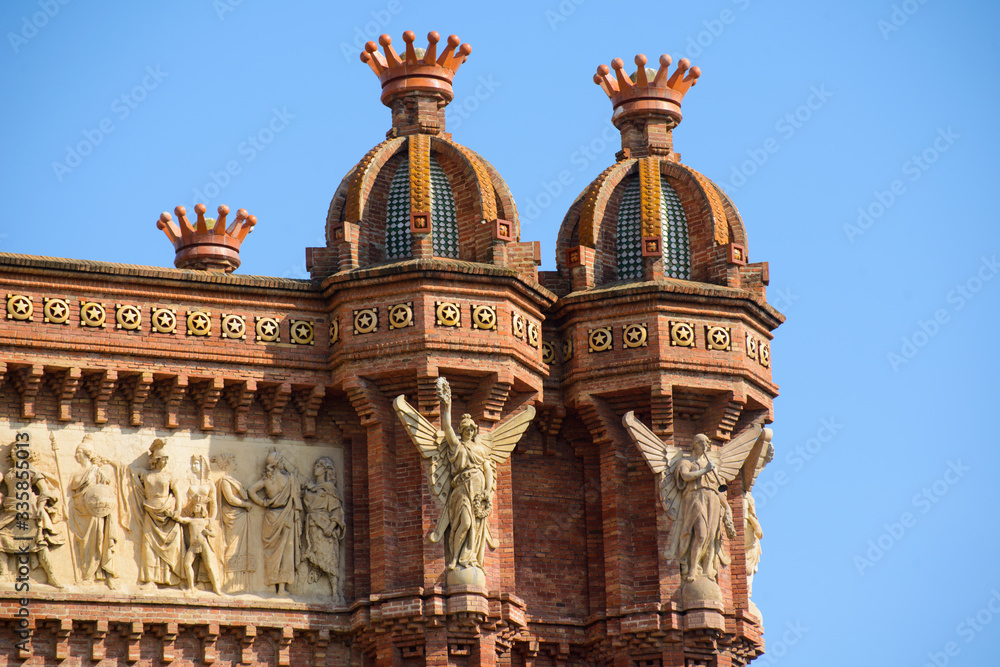 Obraz premium Barcelona, Spain arc de Triomphe