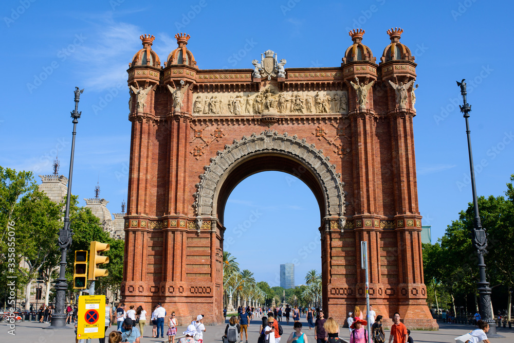 Barcelona, Spain arc de Triomphe