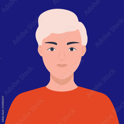 man profile on isolated background vector illustration © Veronika
